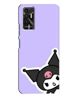 Чехол для TECNO Pova 2 (LE7n) с картинкой «Забавная Kuromi» Чехол для TECNO Pova 2 (LE7n) с картинкой «Забавная Kuromi»