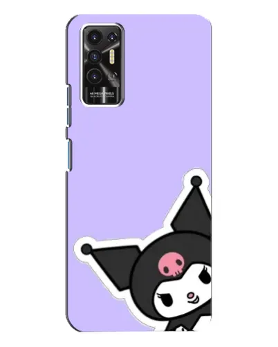 Чехол для TECNO Pova 2 (LE7n) с картинкой «Забавная Kuromi»