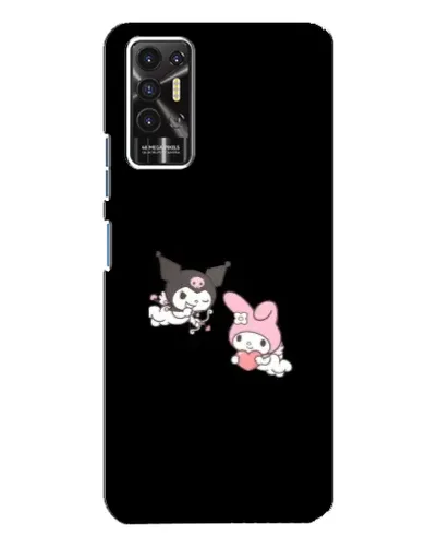 Чехол для TECNO Pova 2 (LE7n) с картинкой «My Melody и Kuromi»