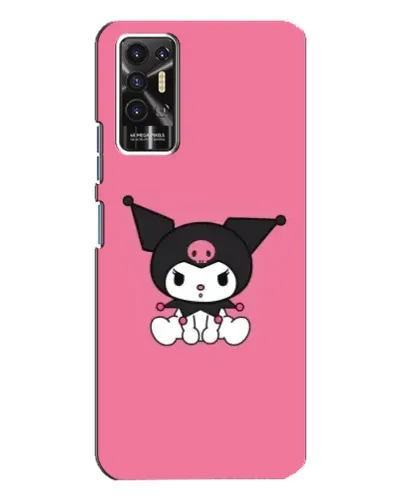 Чехол для TECNO Pova 2 (LE7n) с картинкой «Хмурая Kuromi»