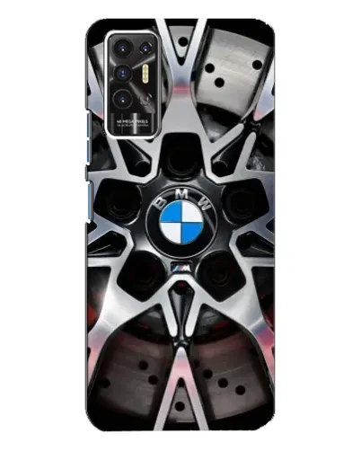 Чехол для TECNO Pova 2 (LE7n) с картинкой «BMW — деталь диска»