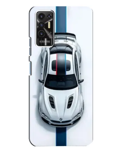 Чехол для TECNO Pova 2 (LE7n) с картинкой «Вид сверху — BMW M»