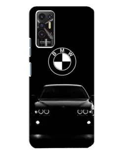 Чехол для TECNO Pova 2 (LE7n) с картинкой «BMW — взгляд из темноты»