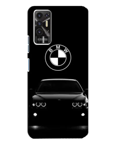 Чехол для TECNO Pova 2 (LE7n) с картинкой «BMW — взгляд из темноты»