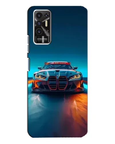 Чехол для TECNO Pova 2 (LE7n) с картинкой «BMW — огни неона» Чехол для TECNO Pova 2 (LE7n) с картинкой «BMW — огни неона»