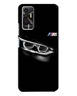 Чехол для TECNO Pova 2 (LE7n) с картинкой «BMW — взгляд тигра»