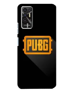 Чехол для TECNO Pova 2 (LE7n) с картинкой «PUBG — рамка лого»