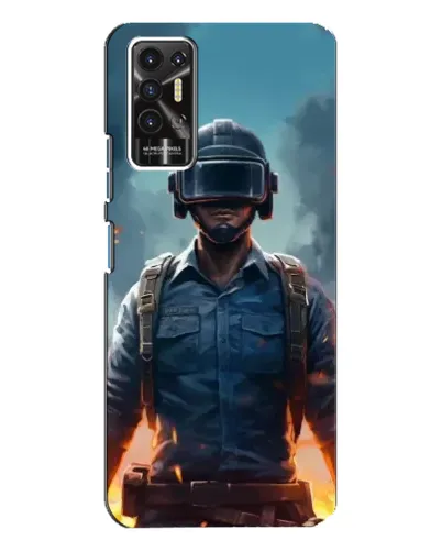 Чехол для TECNO Pova 2 (LE7n) с картинкой «PUBG — реалистичный герой» Чехол для TECNO Pova 2 (LE7n) с картинкой «PUBG — реалистичный герой»