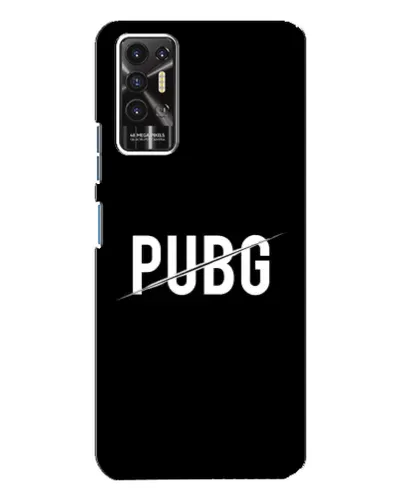 Чехол для TECNO Pova 2 (LE7n) с картинкой «PUBG — белый логотип» Чехол для TECNO Pova 2 (LE7n) с картинкой «PUBG — белый логотип»
