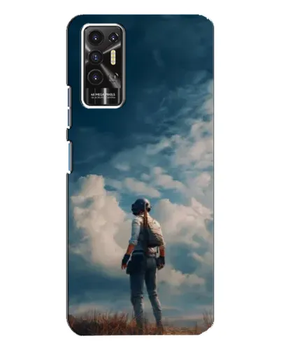 Чехол для TECNO Pova 2 (LE7n) с картинкой «Герой PUBG на скале» Чехол для TECNO Pova 2 (LE7n) с картинкой «Герой PUBG на скале»