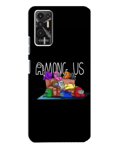 Чехол для TECNO Pova 2 (LE7n) с картинкой «Логотип Among Us» Чехол для TECNO Pova 2 (LE7n) с картинкой «Логотип Among Us»