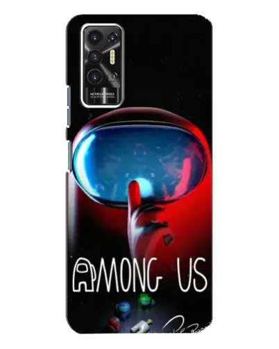 Чехол для TECNO Pova 2 (LE7n) с картинкой «Красный импостер — макро» Чехол для TECNO Pova 2 (LE7n) с картинкой «Красный импостер — макро»