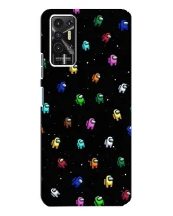 Чехол для TECNO Pova 2 (LE7n) с картинкой «Экипаж Among Us» Чехол для TECNO Pova 2 (LE7n) с картинкой «Экипаж Among Us»