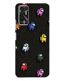 Чехол для TECNO Pova 2 (LE7n) с картинкой «Космический паттерн Among Us» Чехол для TECNO Pova 2 (LE7n) с картинкой «Космический паттерн Among Us»