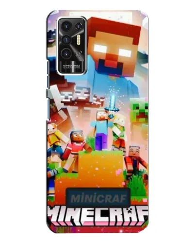 Чохол для TECNO Pova 2 (LE7n) з картинкою «Minecraft герої гри» Чохол для TECNO Pova 2 (LE7n) з картинкою «Minecraft герої гри»