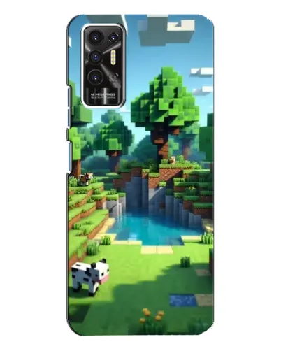 Чохол для TECNO Pova 2 (LE7n) з картинкою «Minecraft літній день» Чохол для TECNO Pova 2 (LE7n) з картинкою «Minecraft літній день»