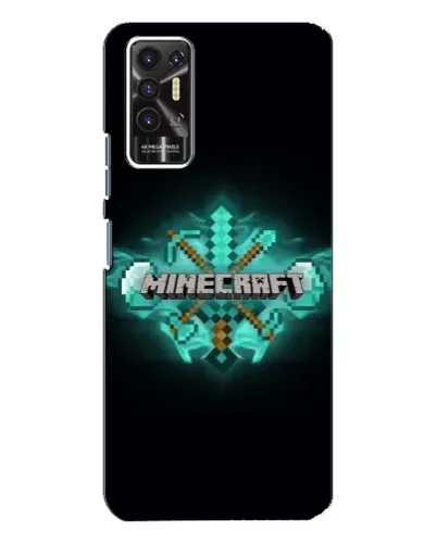 Чохол для TECNO Pova 2 (LE7n) з картинкою «Minecraft Diamond лого» Чохол для TECNO Pova 2 (LE7n) з картинкою «Minecraft Diamond лого»