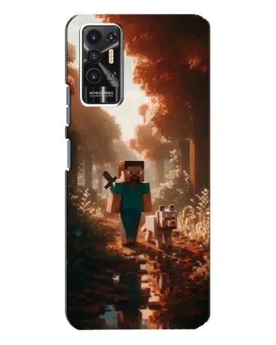 Чохол для TECNO Pova 2 (LE7n) з картинкою «Стів у лісі» Чохол для TECNO Pova 2 (LE7n) з картинкою «Стів у лісі»