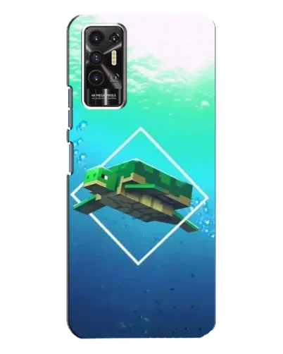 Чехол для TECNO Pova 2 (LE7n) с картинкой «Черепаха Minecraft» Чехол для TECNO Pova 2 (LE7n) с картинкой «Черепаха Minecraft»