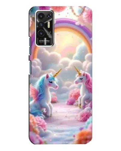 Чехол для TECNO Pova 2 (LE7n) с картинкой «Радуга и единороги» Чехол для TECNO Pova 2 (LE7n) с картинкой «Радуга и единороги»