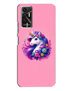Чехол для TECNO Pova 2 (LE7n) с картинкой «Сказочный единорог»