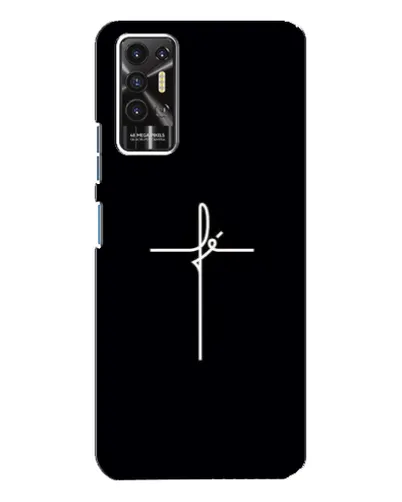 Чехол для TECNO Pova 2 (LE7n) с картинкой «Тонкий крест» Чехол для TECNO Pova 2 (LE7n) с картинкой «Тонкий крест»