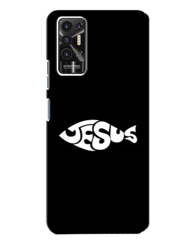 Чехол для TECNO Pova 2 (LE7n) с картинкой «Рыба Jesus» Чехол для TECNO Pova 2 (LE7n) с картинкой «Рыба Jesus»