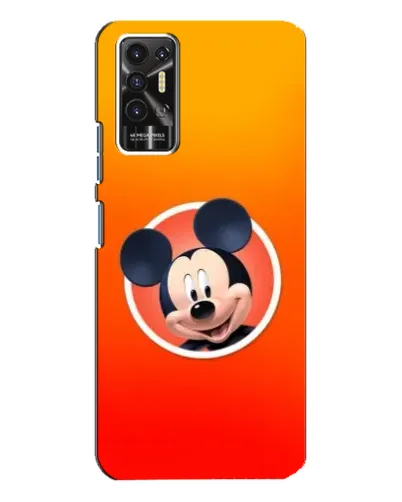 Чехол для TECNO Pova 2 (LE7n) с картинкой «Mickey в круге»