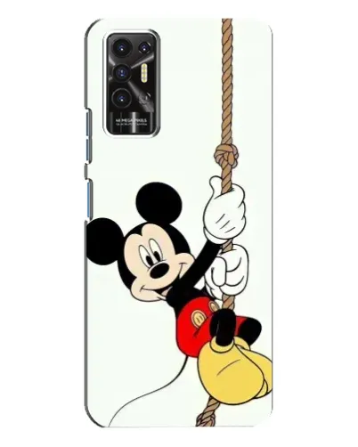 Чехол для TECNO Pova 2 (LE7n) с картинкой «Mickey на канате»