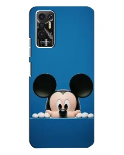 Чехол для TECNO Pova 2 (LE7n) с картинкой «Микки выглядывает»