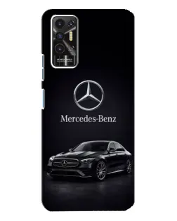 Чехол для TECNO Pova 2 (LE7n) с картинкой «Mercedes — решетка радиатора»