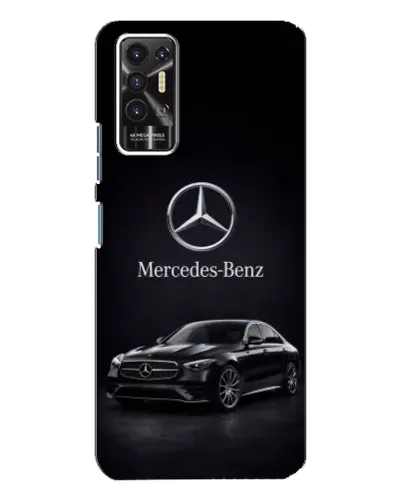 Чехол для TECNO Pova 2 (LE7n) с картинкой «Mercedes — решетка радиатора»