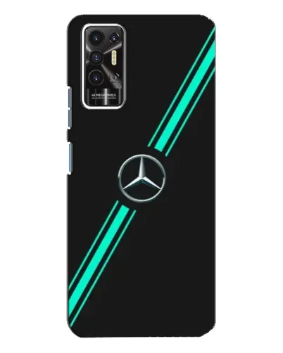 Чехол для TECNO Pova 2 (LE7n) с картинкой «Спортивные линии Mercedes» Чехол для TECNO Pova 2 (LE7n) с картинкой «Спортивные линии Mercedes»