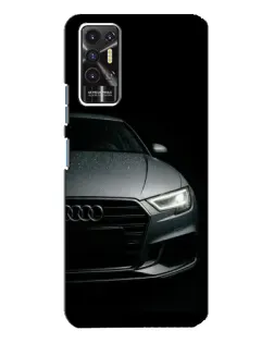 Чехол для TECNO Pova 2 (LE7n) с картинкой «Audi — детализация кузова»