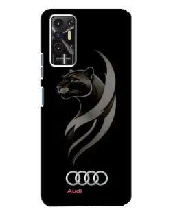 Чехол для TECNO Pova 2 (LE7n) с картинкой «Графика — пантера и Audi» Чехол для TECNO Pova 2 (LE7n) с картинкой «Графика — пантера и Audi»