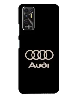 Чехол для TECNO Pova 2 (LE7n) с картинкой «Audi — золотой логотип» Чехол для TECNO Pova 2 (LE7n) с картинкой «Audi — золотой логотип»