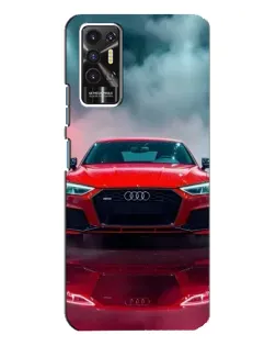 Чехол для TECNO Pova 2 (LE7n) с картинкой «Audi RS — красный стиль» Чехол для TECNO Pova 2 (LE7n) с картинкой «Audi RS — красный стиль»