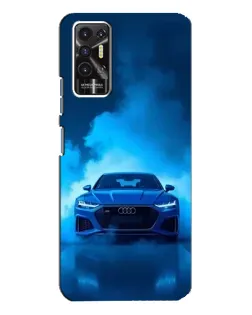 Чехол для TECNO Pova 2 (LE7n) с картинкой «Audi — голубая энергия» Чехол для TECNO Pova 2 (LE7n) с картинкой «Audi — голубая энергия»