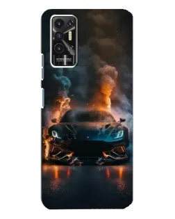 Чехол для TECNO Pova 2 (LE7n) с картинкой «Lamborghini дымная эстетика» Чехол для TECNO Pova 2 (LE7n) с картинкой «Lamborghini дымная эстетика»