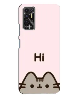 Чохол для TECNO Pova 2 (LE7n) з картинкою «Пушин каже Hi» Чохол для TECNO Pova 2 (LE7n) з картинкою «Пушин каже Hi»