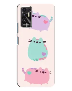 Чохол для TECNO Pova 2 (LE7n) з картинкою «Pusheen тріо» Чохол для TECNO Pova 2 (LE7n) з картинкою «Pusheen тріо»