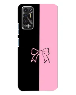 Чехол для TECNO Pova 2 (LE7n) с картинкой «Половинки банта» Чехол для TECNO Pova 2 (LE7n) с картинкой «Половинки банта»