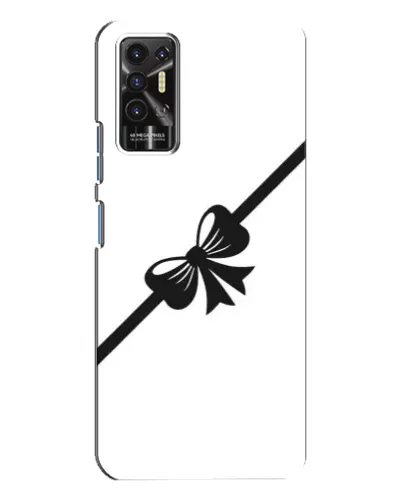 Чехол для TECNO Pova 2 (LE7n) с картинкой «Диагональный бант» Чехол для TECNO Pova 2 (LE7n) с картинкой «Диагональный бант»