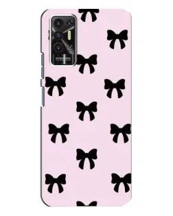 Чехол для TECNO Pova 2 (LE7n) с картинкой «Черные банты Coquette» Чехол для TECNO Pova 2 (LE7n) с картинкой «Черные банты Coquette»