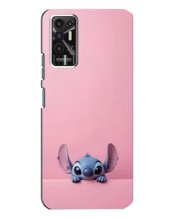 Чехол для TECNO Pova 2 (LE7n) с картинкой «Stitch выглядывает» Чехол для TECNO Pova 2 (LE7n) с картинкой «Stitch выглядывает»