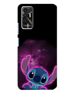 Чехол для TECNO Pova 2 (LE7n) с картинкой «Неоновый Stitch» Чехол для TECNO Pova 2 (LE7n) с картинкой «Неоновый Stitch»