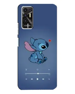 Чехол для TECNO Pova 2 (LE7n) с картинкой «Музыкальный Stitch» Чехол для TECNO Pova 2 (LE7n) с картинкой «Музыкальный Stitch»
