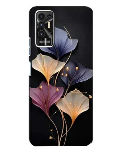 Чехол для TECNO Pova 2 (LE7n) с картинкой «Лиловые цветы грации»