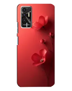 Чехол для TECNO Pova 2 (LE7n) с картинкой «Маковые соцветия»