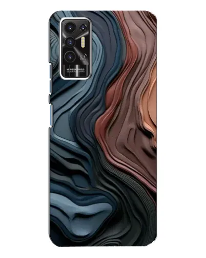 Чехол для TECNO Pova 2 (LE7n) с картинкой «Цветные волны каньона» Чехол для TECNO Pova 2 (LE7n) с картинкой «Цветные волны каньона»
